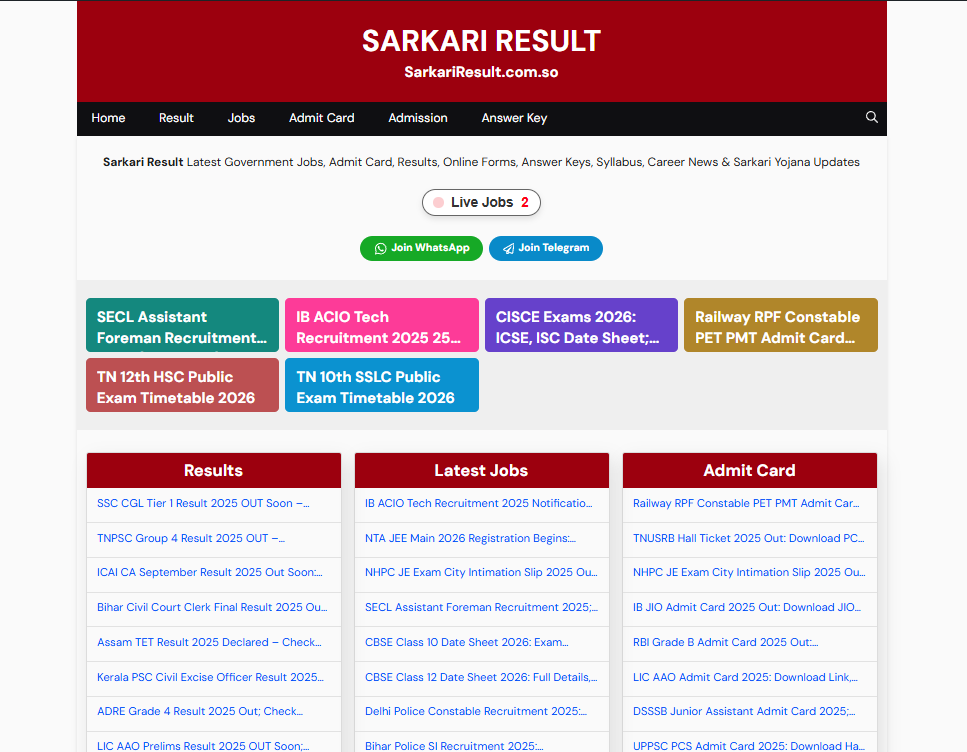 SarkariResult.com.so