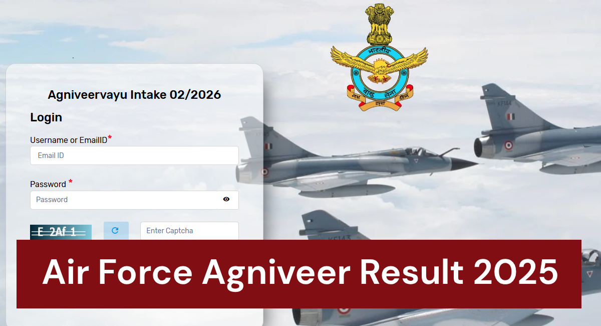 Air Force Agniveer Result 2025