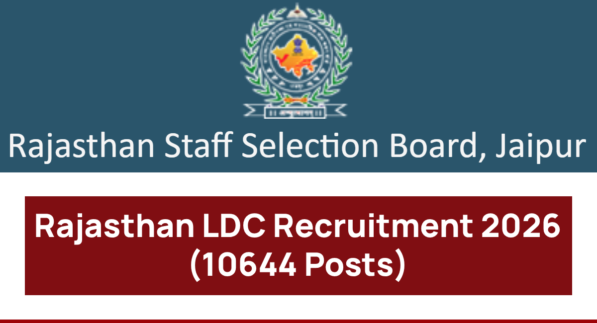 Rajasthan LDC Recruitment 2026
