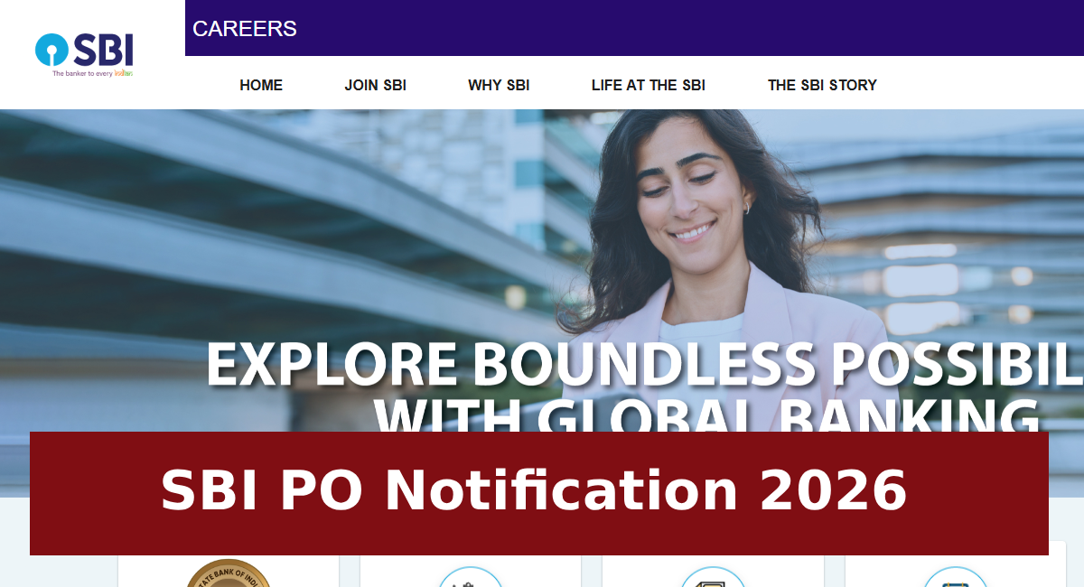 SBI PO Notification 2026